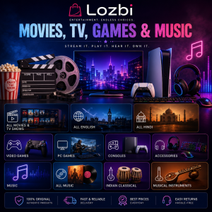 Movies, Music & Video Games Megamenu Item