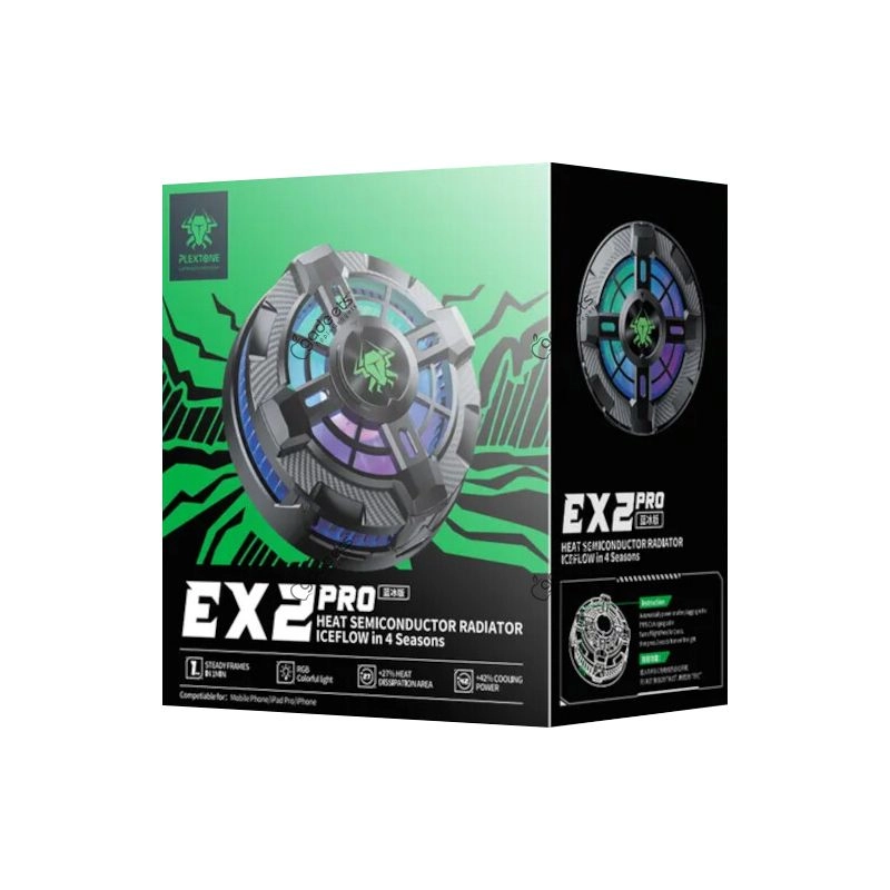 Plextone EX2 Pro RGB Magnetic Radiator Phone Cooler - Image 2