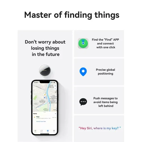 Hoco E91 Smart Anti-Lost Tracker - Image 3