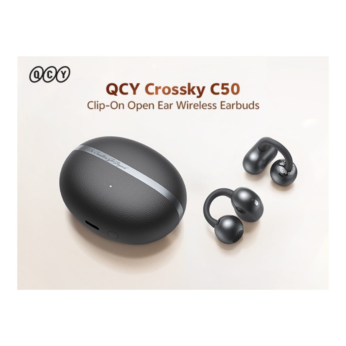 QCY Crossky C50 Open-Ear Headphones – 35H Battery, Bluetooth 6.0, AI Call Clarity