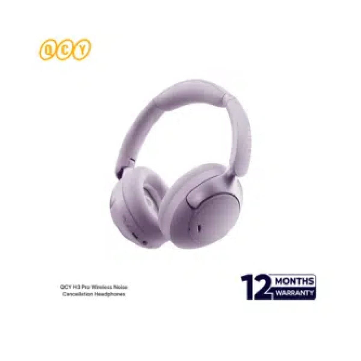 QCY H3S Dual Driver -56dB ANC Overhead Headphone