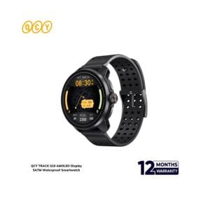 QCY TRACK S10 AMOLED Display 5ATM Waterproof Smartwatch