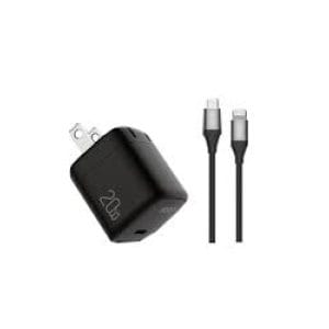 QCY 20W Charger with Cable Set Type-C to Lightning (CK03-MG)