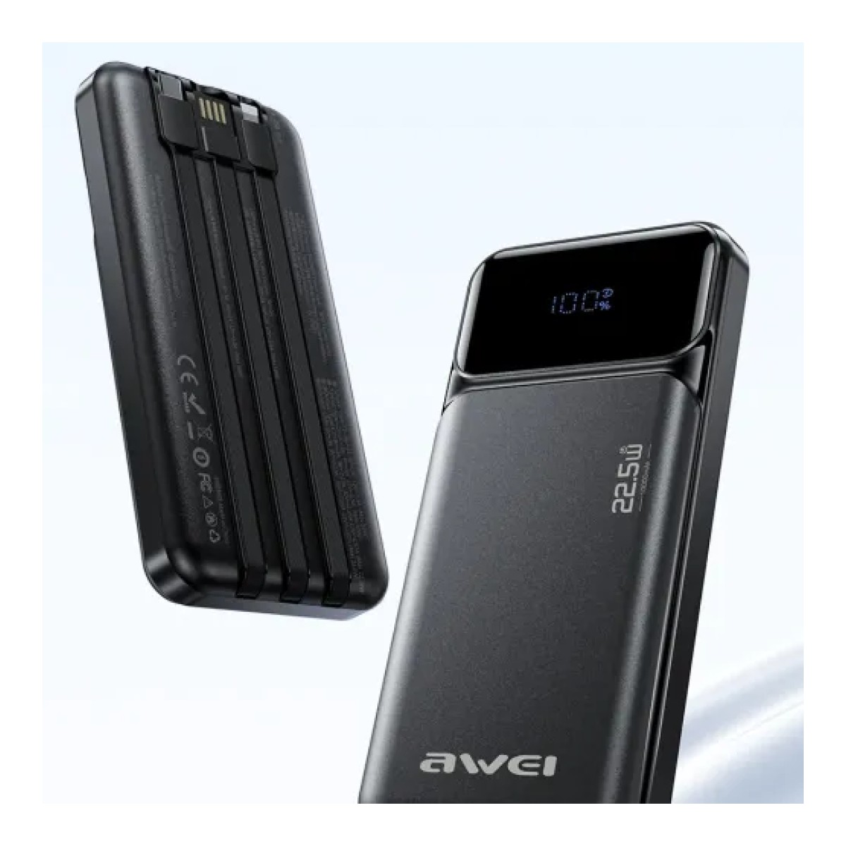 Awei PA‑91 10000mAh 22.5W Fast Charging Power Bank